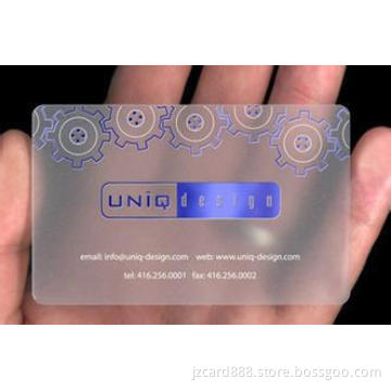 Hot Sell 2015 New Products Clear Plastic Card